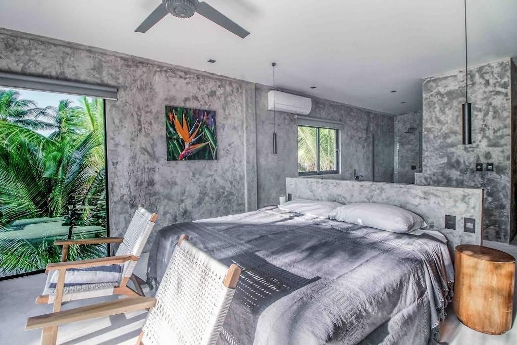Beachfront With Private Heated Pool Jacuzzi Sauna Ocean Views & Ac - 7th Heaven * Tulum