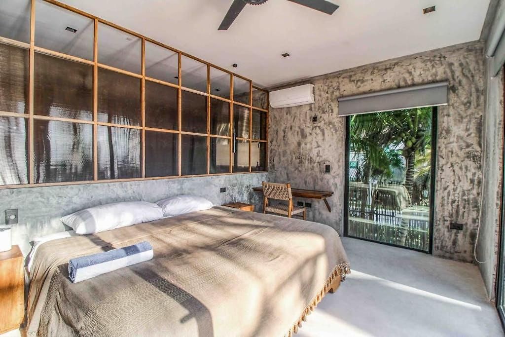 Beachfront With Private Heated Pool Jacuzzi Sauna Ocean Views & Ac - 7th Heaven Holiday home Tulum
