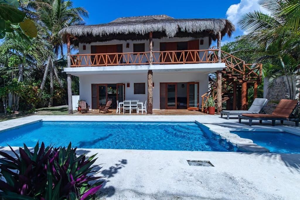 Beachfront With Private Pool Access Balcony With Ocean Views Patio - Belleza