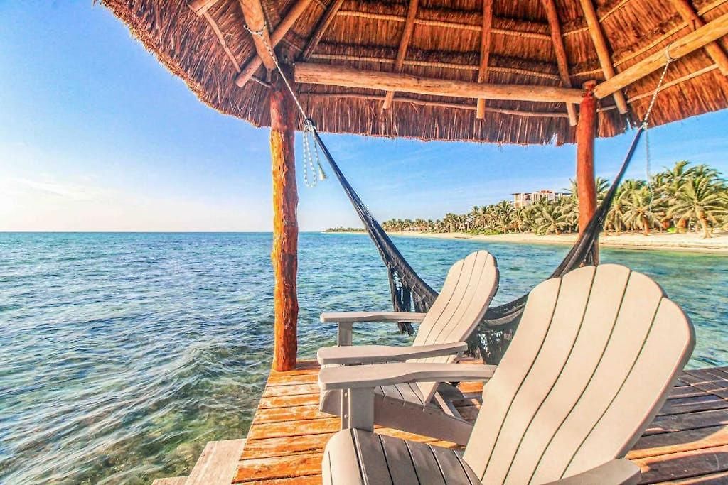Beachfront With Private Heated Pool Jacuzzi Sauna Ocean Views & Ac - 7th Heaven * Tulum