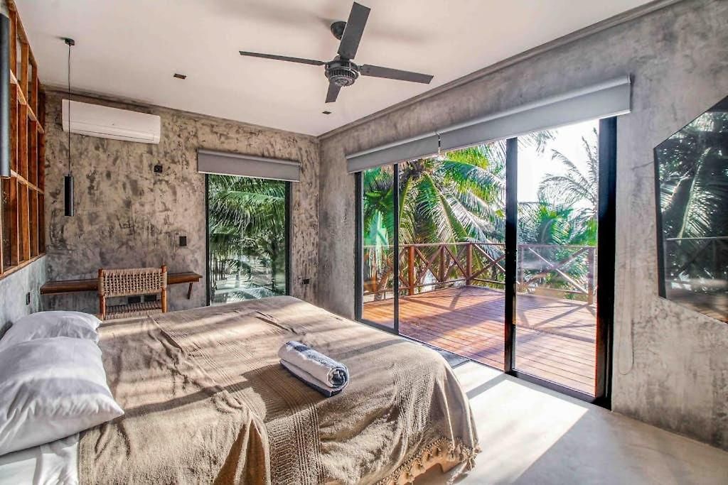 Holiday home Beachfront With Private Heated Pool Jacuzzi Sauna Ocean Views & Ac - 7th Heaven Tulum