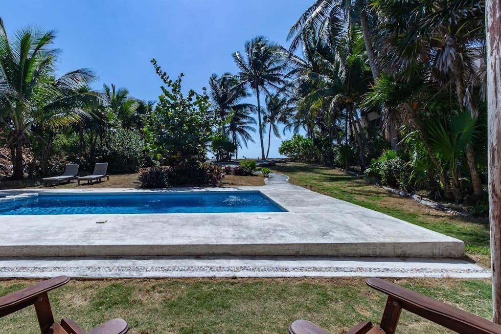 Beachfront With Private Pool Access Balcony With Ocean Views Patio - Belleza Holiday home