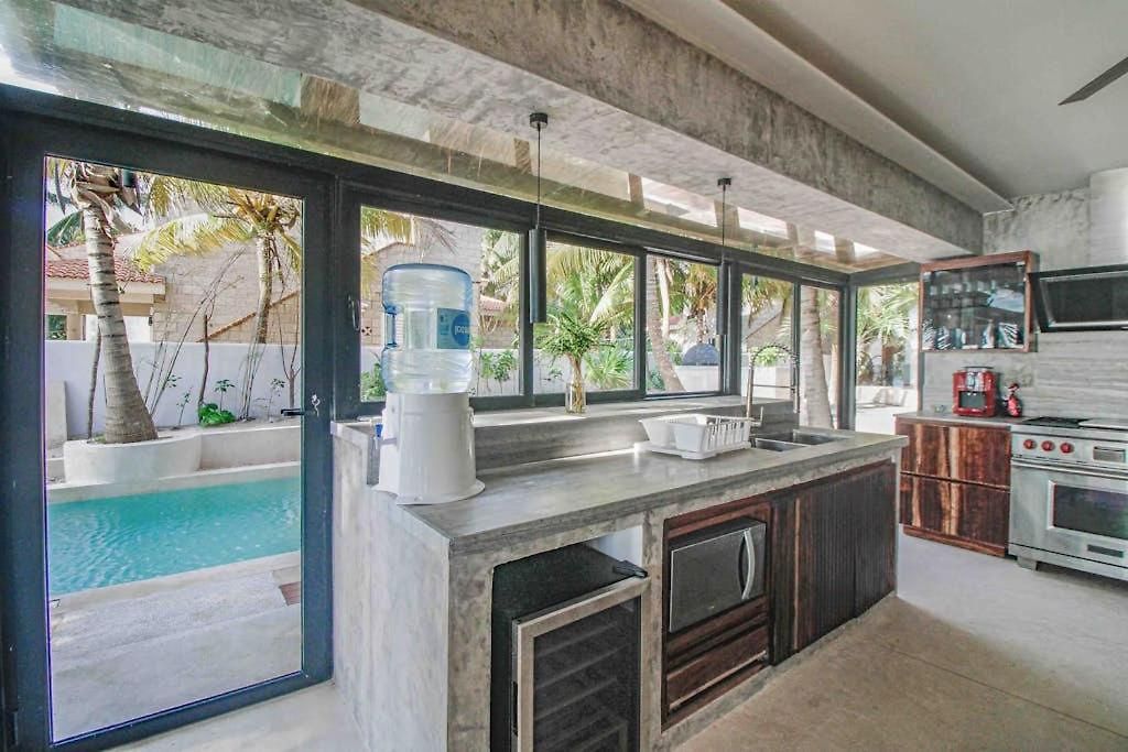 Holiday home Beachfront With Private Heated Pool Jacuzzi Sauna Ocean Views & Ac - 7th Heaven Tulum