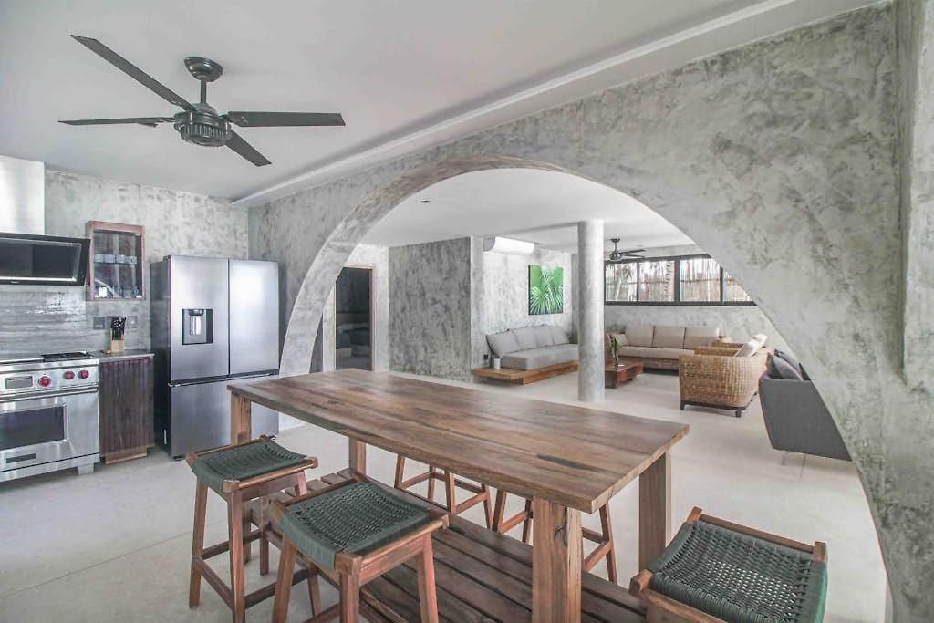 Beachfront With Private Heated Pool Jacuzzi Sauna Ocean Views & Ac - 7th Heaven Tulum