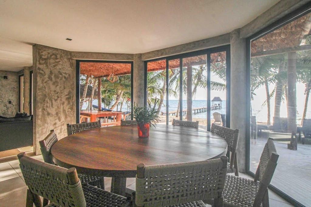 Holiday home Beachfront With Private Heated Pool Jacuzzi Sauna Ocean Views & Ac - 7th Heaven *