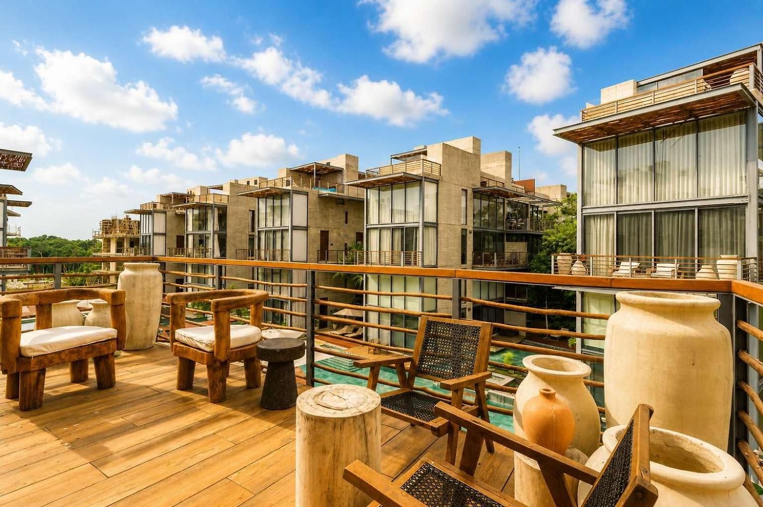 Apartment Luxe 1 Bedroom Cenote Sauna Gym And Private Terrrace With Pool Tulum