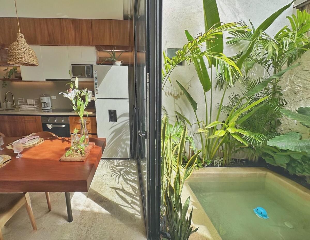 Apartment New Jungle Retreat 1br2ba Garden Private Pool Tulum