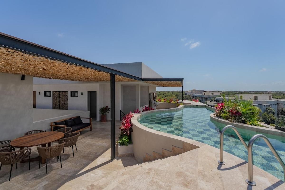 Tropical Penthouse 2br And Jacuzzi Apartment Tulum