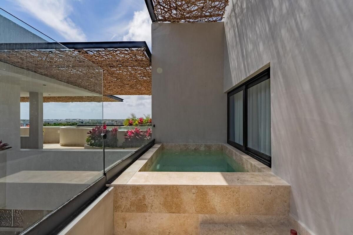 Tropical Penthouse 2br And Jacuzzi * Tulum
