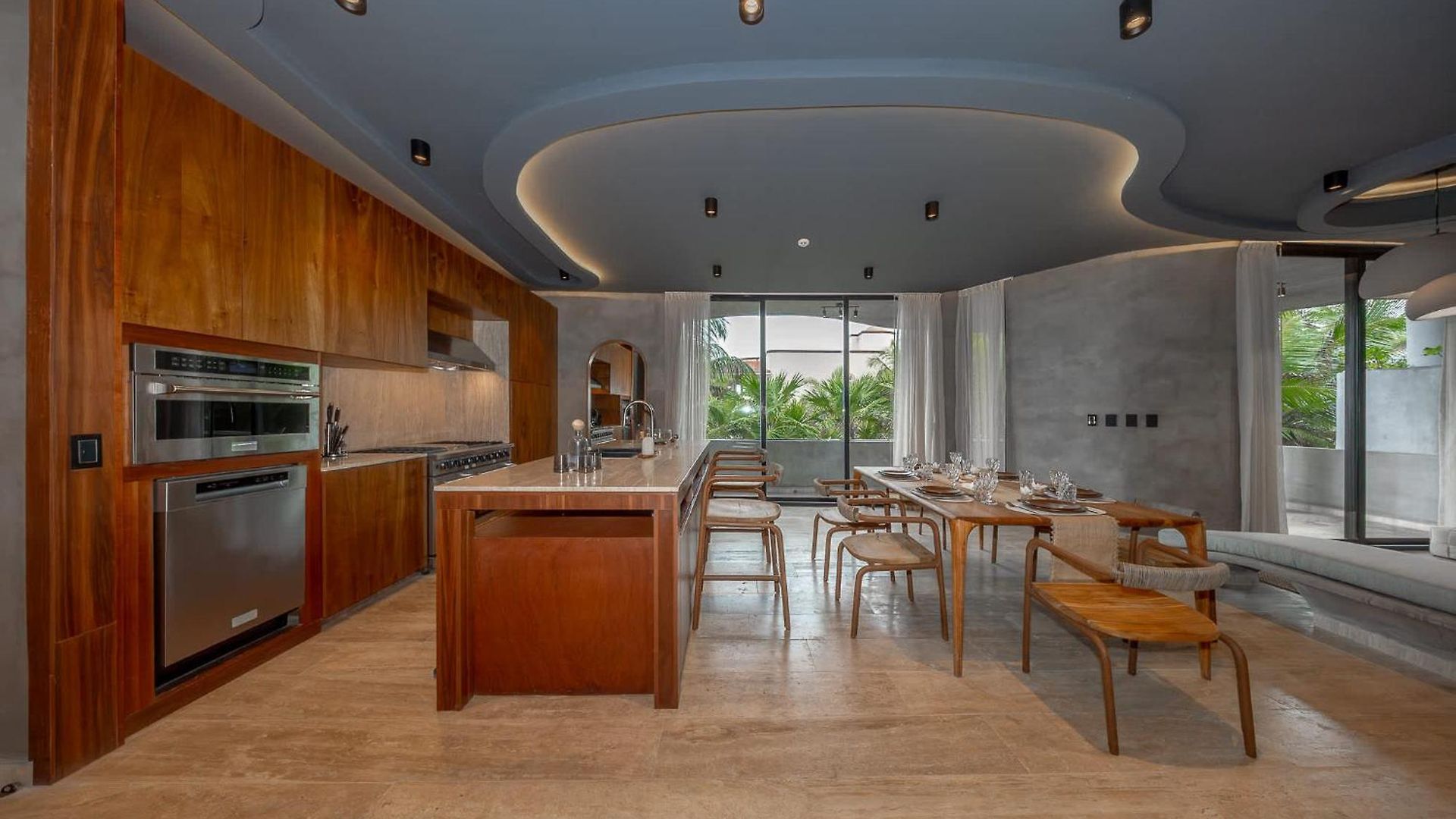 Oceanfront 4br Duplex In Maiim Tankah With Pool , & Gym * Tulum