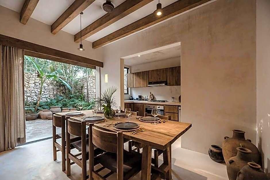 Hotel Boho Organic 3br Villa, Gated Community, Rooftop Tulum