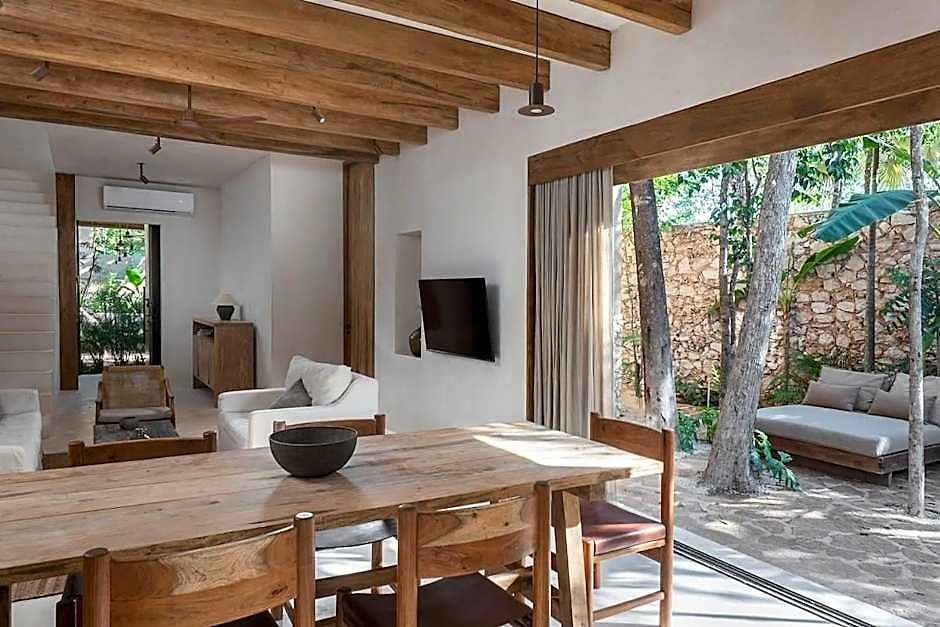 Boho Organic 3br Villa, Gated Community, Rooftop Tulum