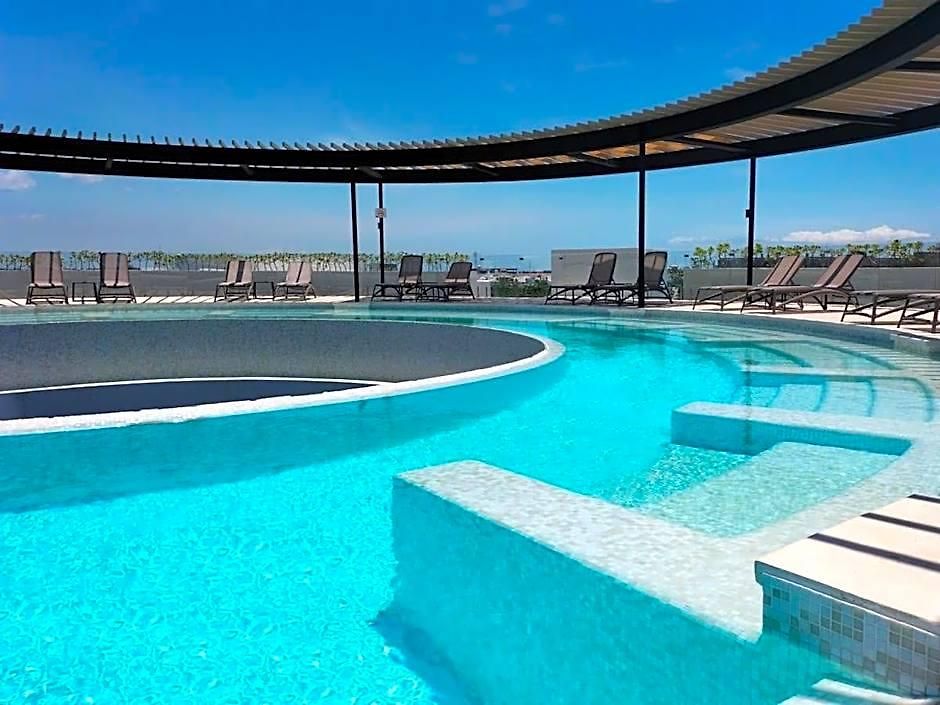 Panoramic 1-br Studio,garden, 360º Pool & Gym *