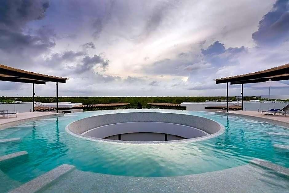 Panoramic 1-br Studio,garden, 360º Pool & Gym Holiday home