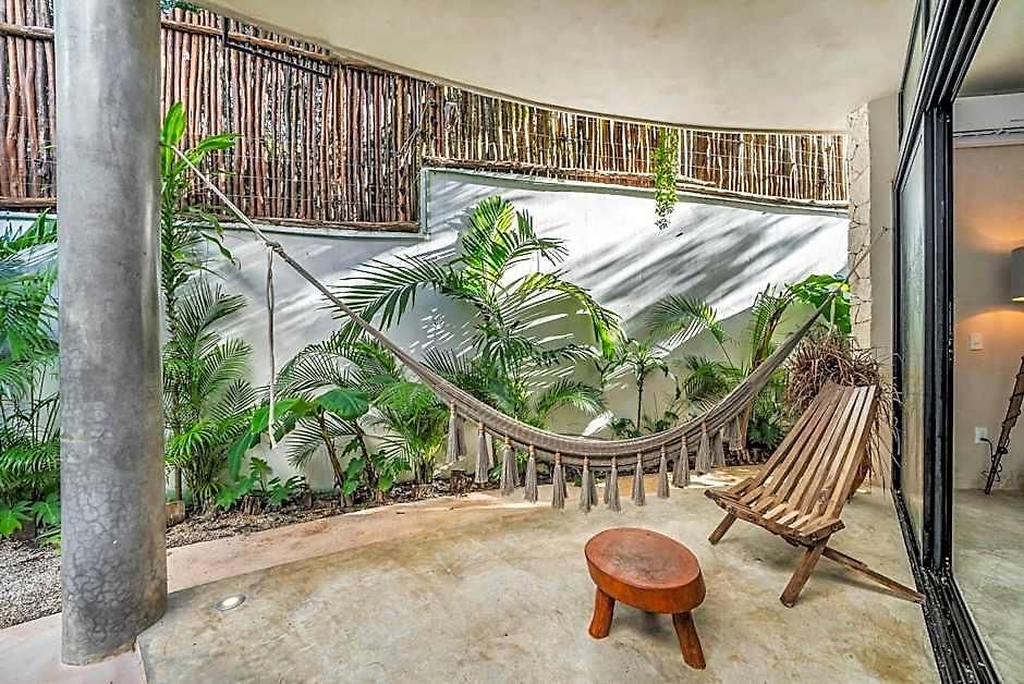 2 Tropical Bohemian Villas-2 Priv Pool-bbq 3a-3b * Tulum