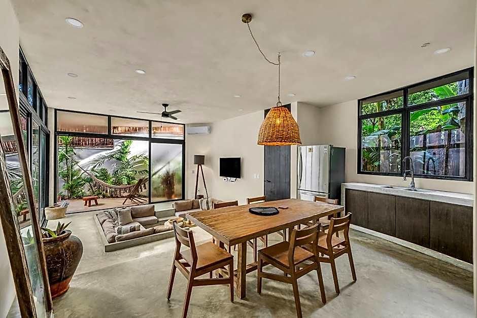 2 Tropical Bohemian Villas-2 Priv Pool-bbq 3a-3b Villa Tulum