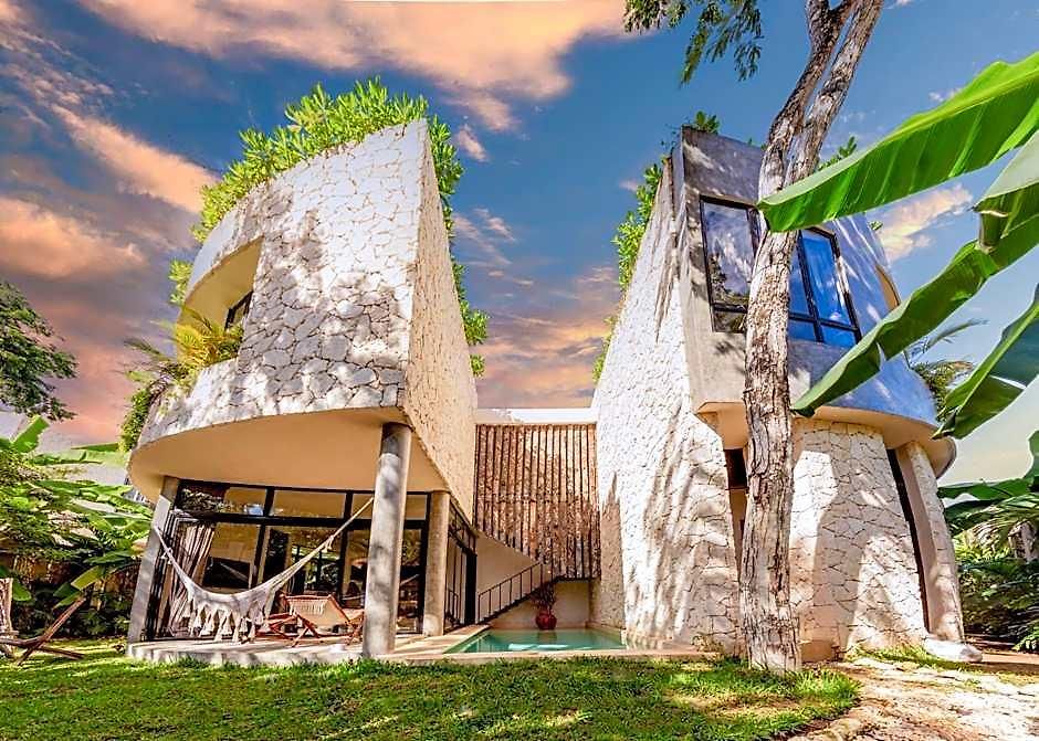 2 Tropical Bohemian Villas-2 Priv Pool-bbq 3a-3b Villa *