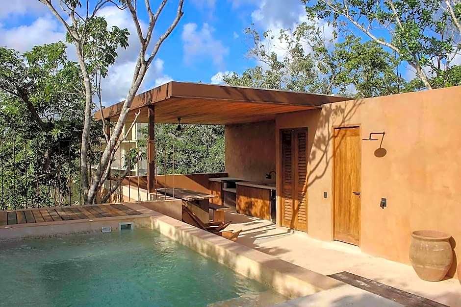 Hotel Boho Organic 3br Villa, Gated Community, Rooftop Tulum