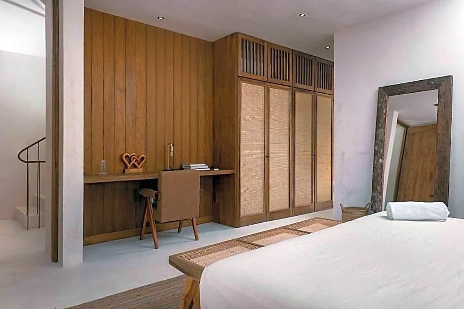 Boho Organic 3br Villa, Gated Community, Rooftop Tulum