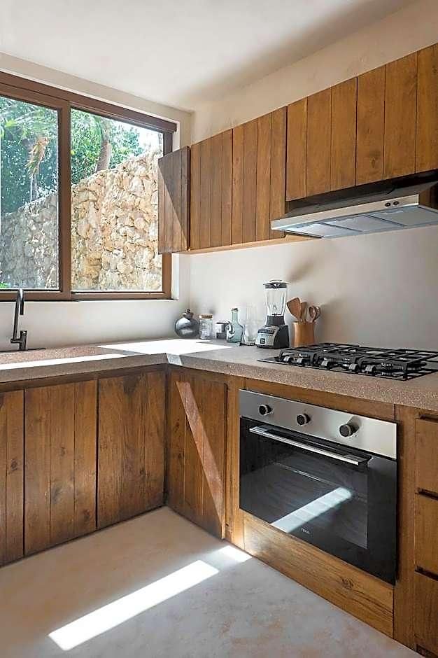 Boho Organic 3br Villa, Gated Community, Rooftop Tulum