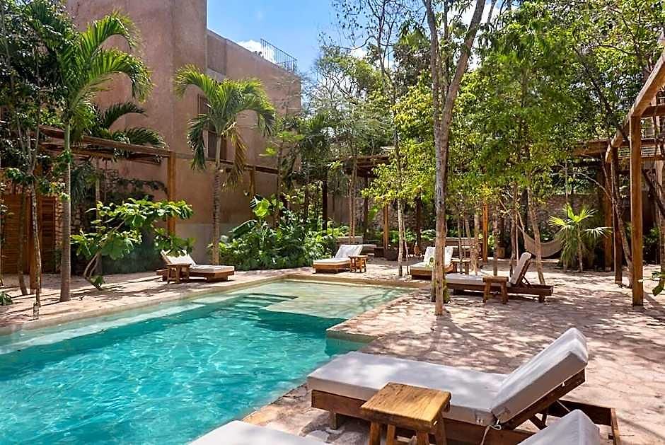 Boho Organic 3br Villa, Gated Community, Rooftop Hotel Tulum