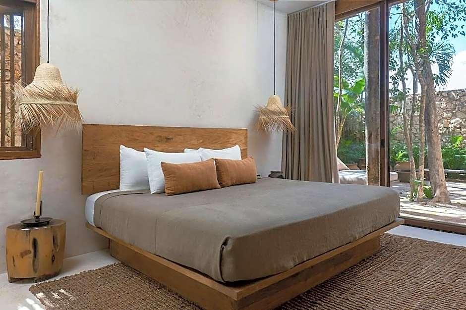 Boho Organic 3br Villa, Gated Community, Rooftop Tulum