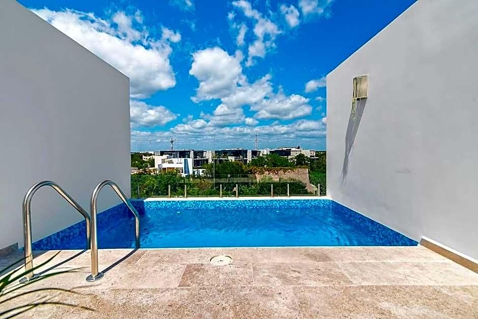 Apartment Serenity In The Sky - With Rooftop And Plunge Pool Tulum