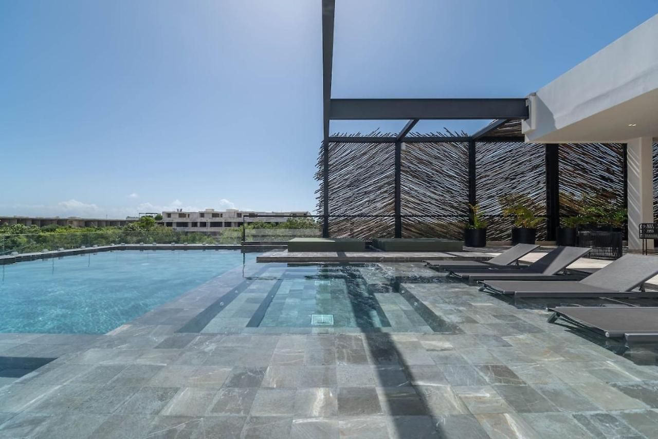 Lux 1br With Rooftop Pool, Spa, Gym, Kids Playroom Holiday home Tulum