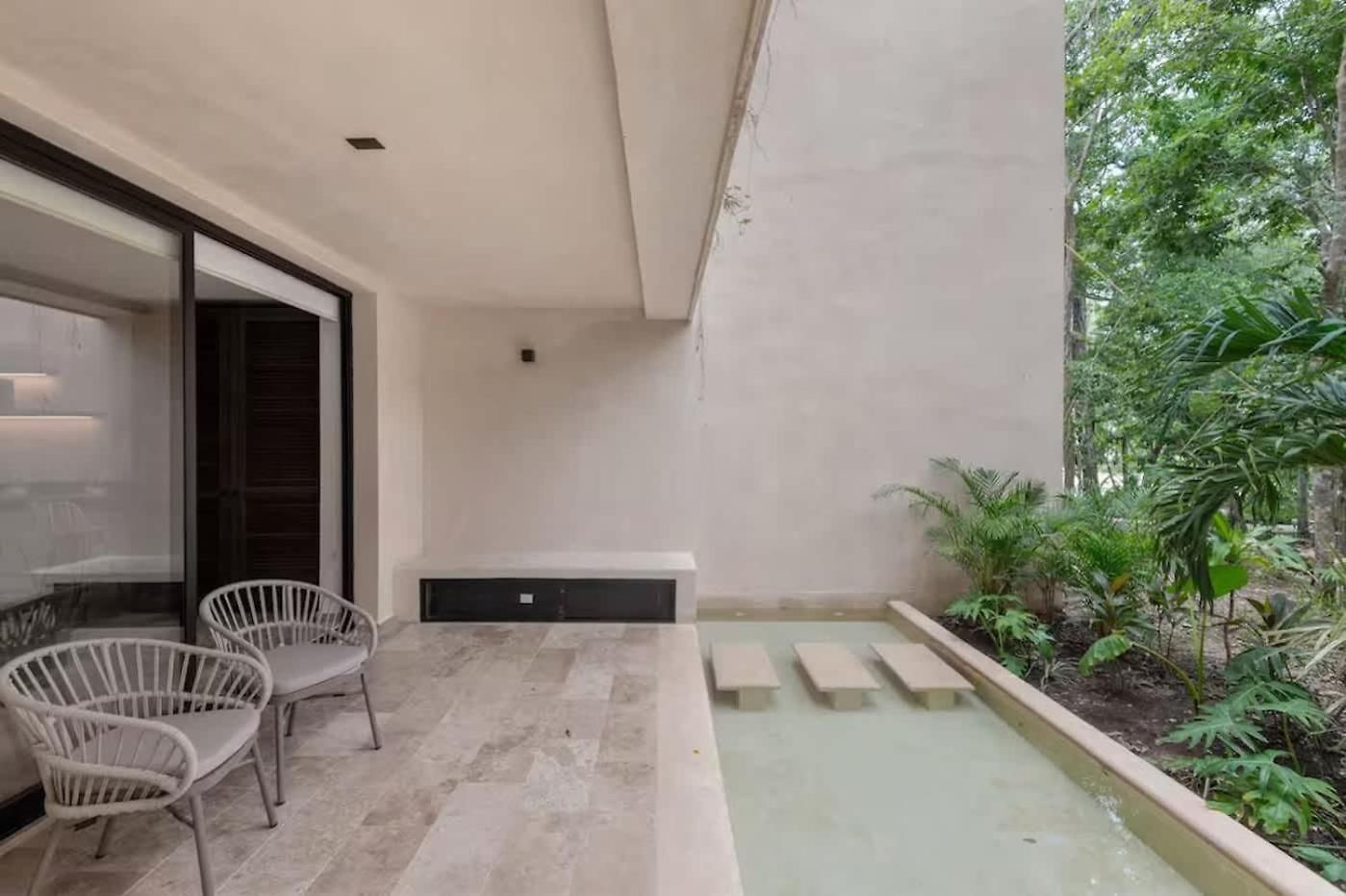 1st Flr Chic Jungle 1br Priv Pool Steam & Gym * Tulum