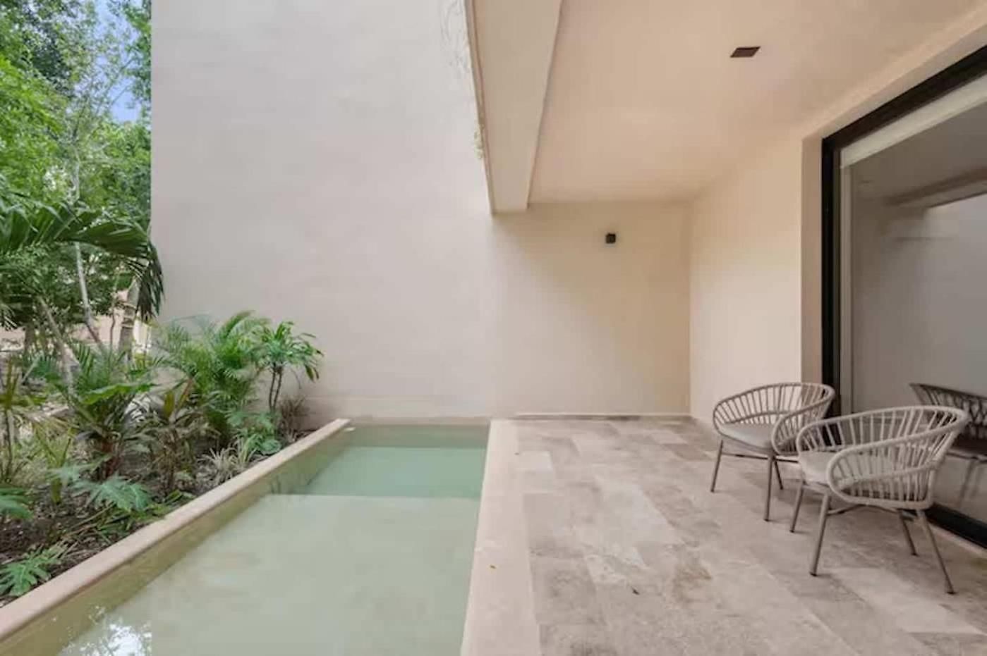 1st Flr Chic Jungle 1br Priv Pool Steam & Gym Tulum