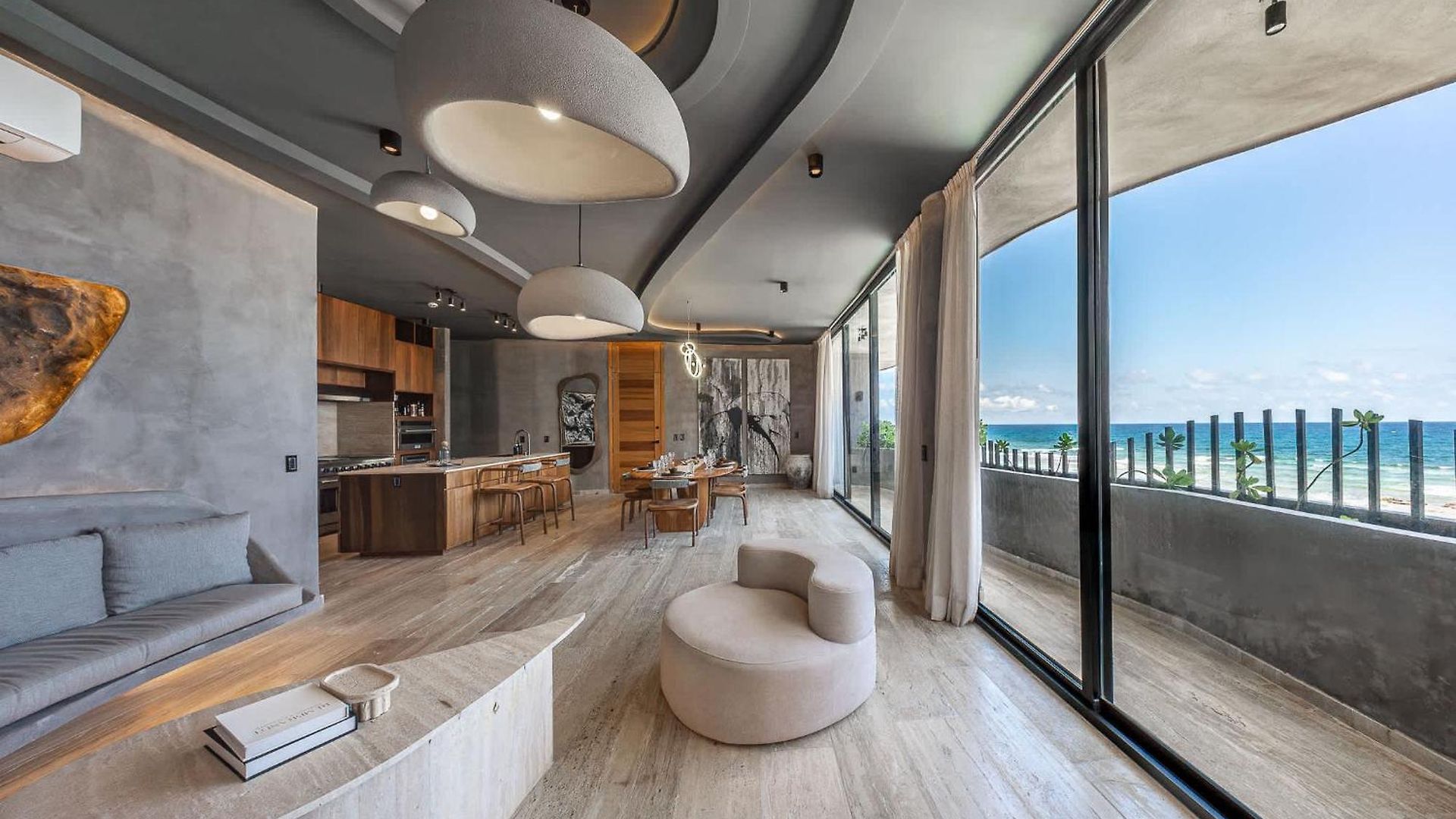 Oceanfront 3br Luxury Maiim Tankah With Pool & Gym Apartment Tulum