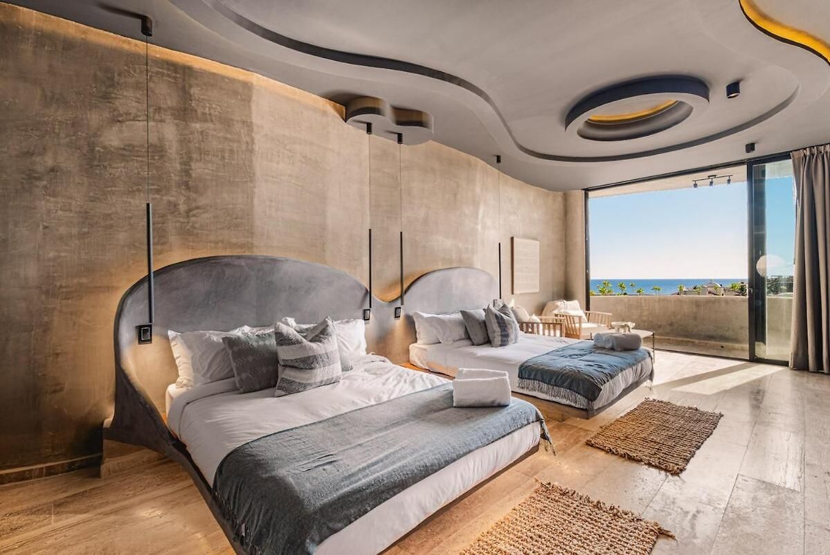 Beachfront 3br Penthouse W Private Pool Hot Tub & Gym * Tulum