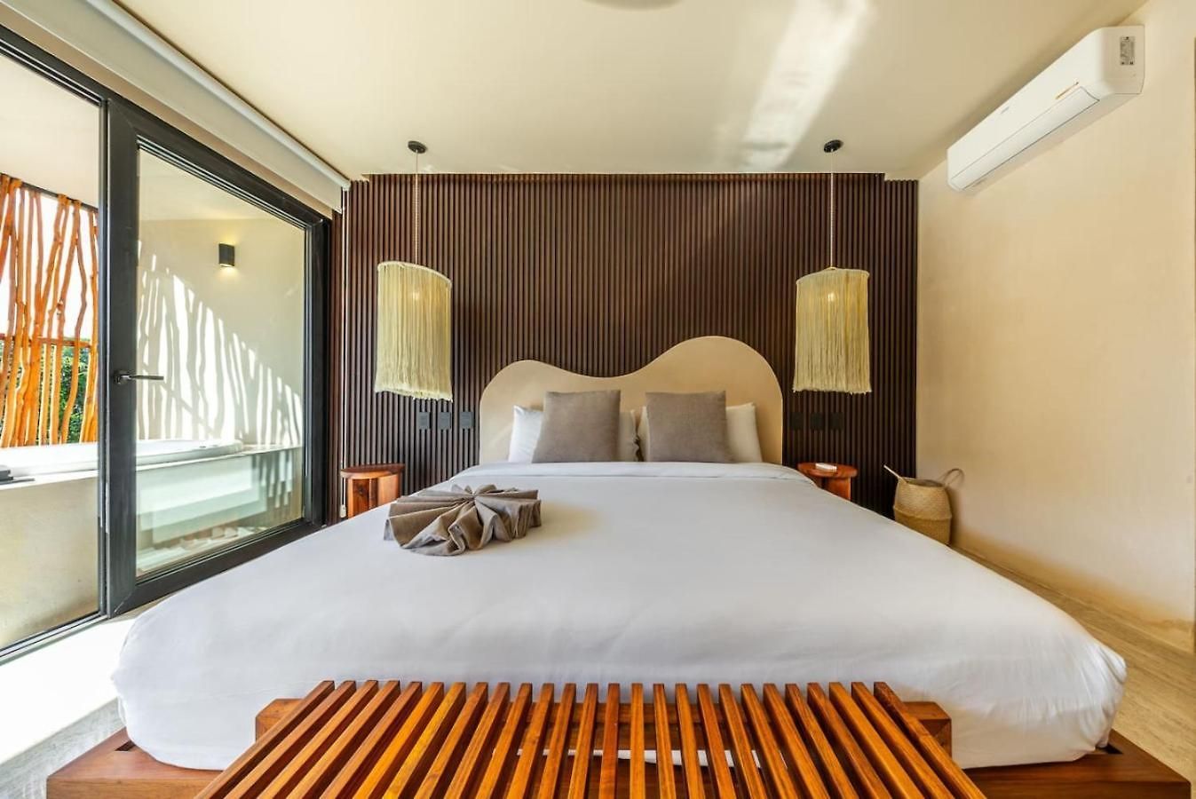 Modern 1br W Private Jacuzzi Pool Balcony * Tulum