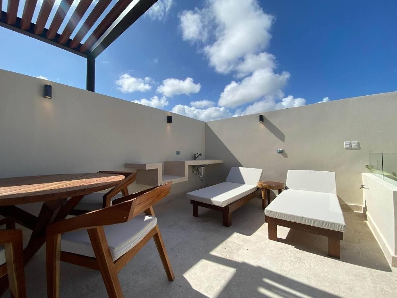 With Private Terrace And Jacuzzi In Aldea Zama Apartment *