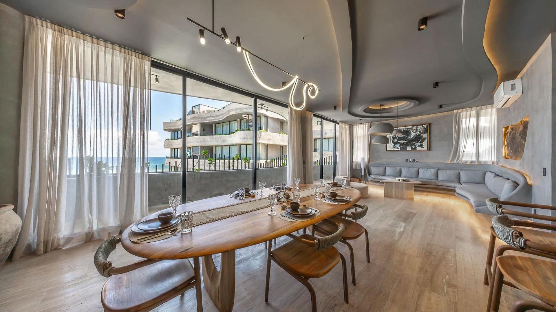 Oceanfront 3br Luxury Maiim Tankah With Pool & Gym * Tulum