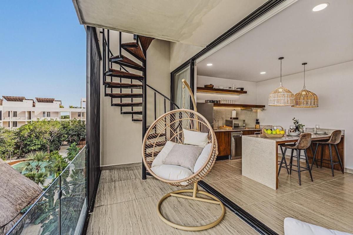 Quiet 2br Penthouse W Private Pool And Gym, Cowork Apartment Tulum
