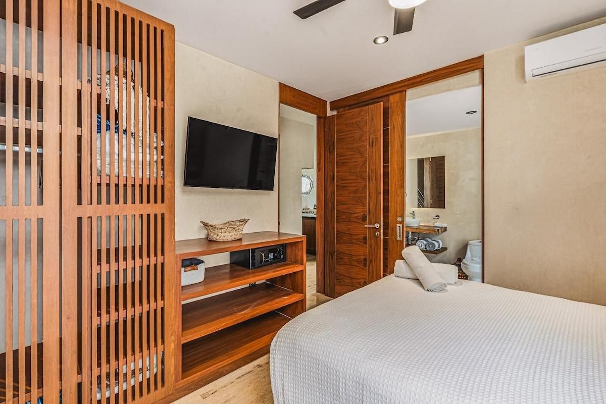 Serene 3br Penthouse W Private Pool | Roof | Gym Apartment Tulum