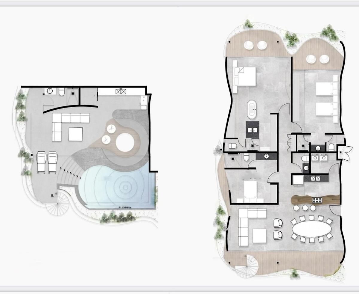 Beachfront 3br Penthouse W Private Pool Hot Tub & Gym Apartment Tulum