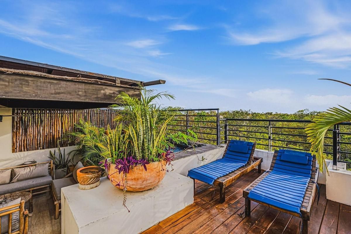 Apartment Serene 3br Penthouse W Private Pool | Roof | Gym Tulum