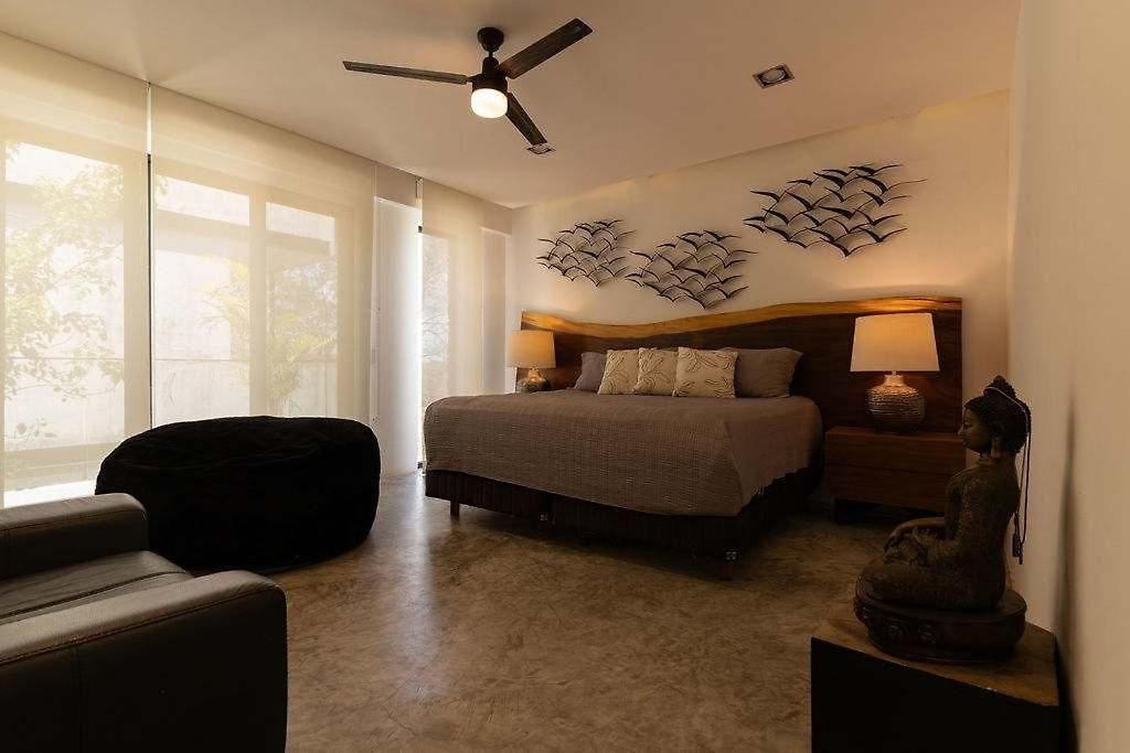 Apartment Black House - Stylish 3br In Aldea Zama With Rooftop Tulum