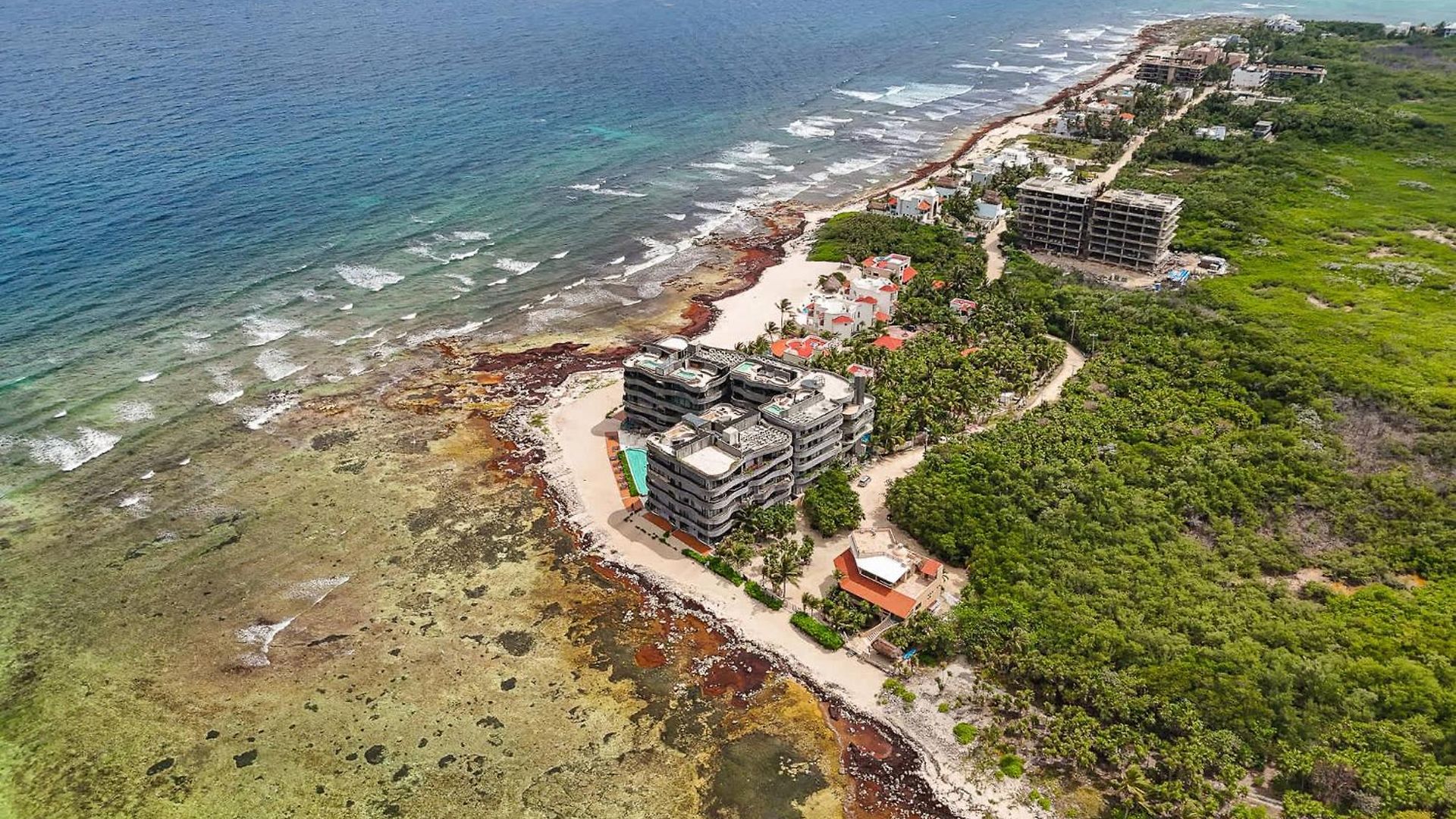 Oceanfront 3br Luxury Maiim Tankah With Pool & Gym Apartment Tulum
