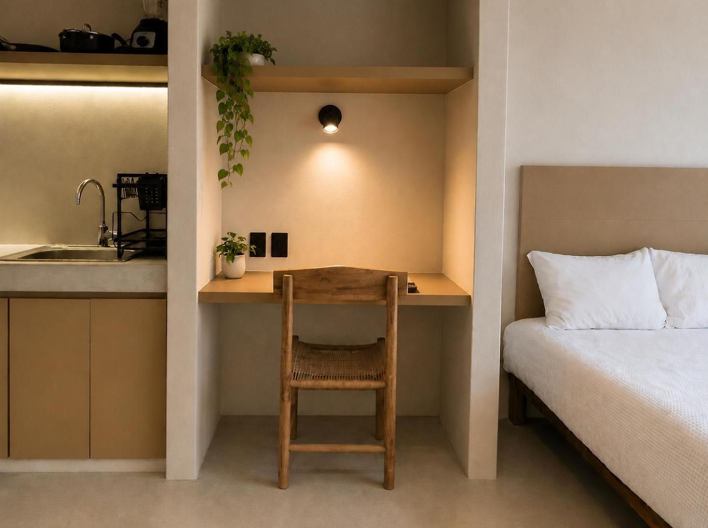 Romantic Jungle Studio, Rooftop Pool & Lounge Apartment