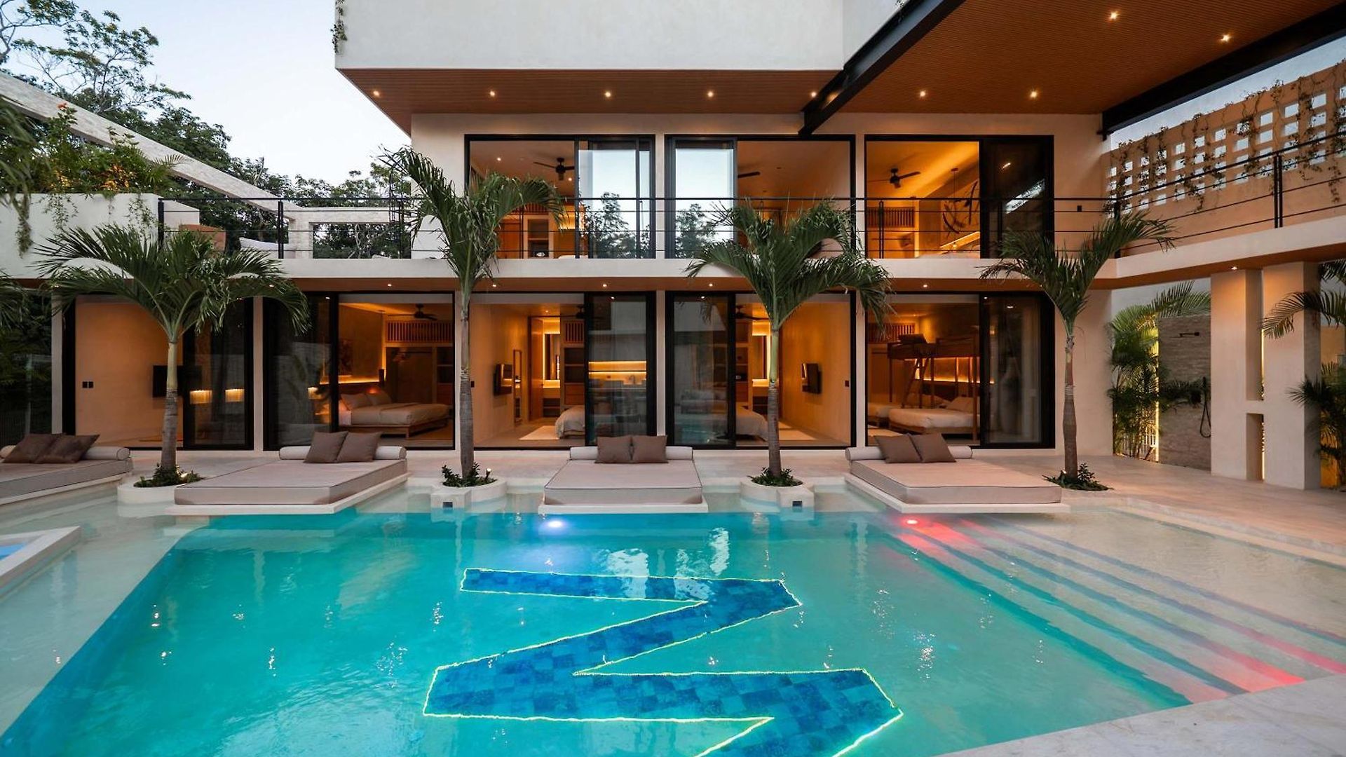 Villa Casa W - Style 8 Bedroom With 2 Pools Tulum