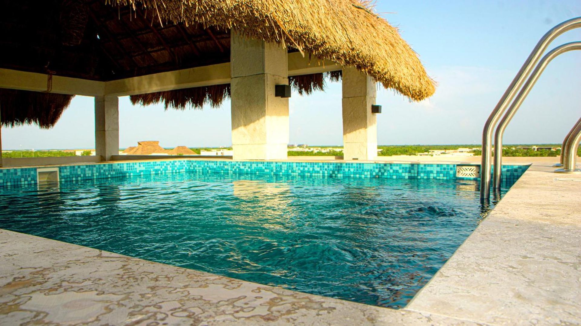 Aldea Zama Loft With Pool 10min Away From The Apartamento