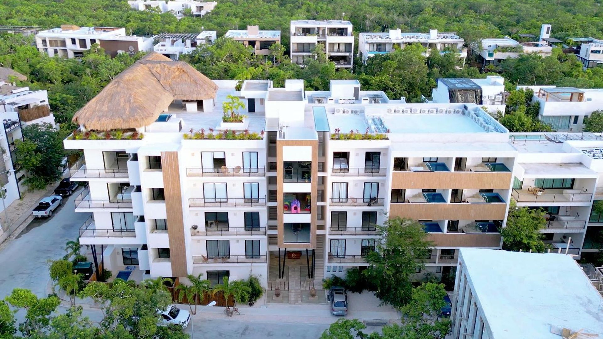 Aldea Zama Loft With Pool 10min Away From The Apartamento