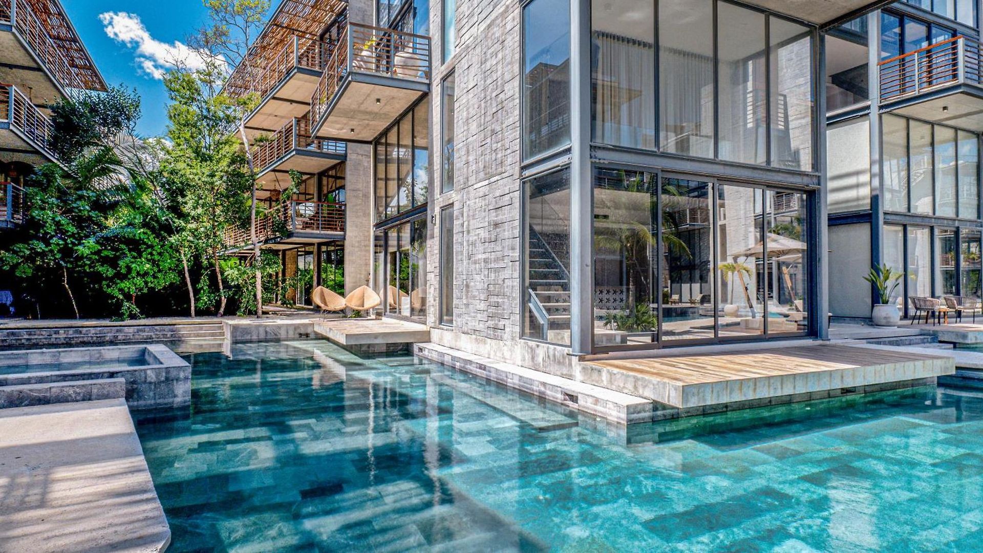 Nuju Xalet - Cenote Pool Jacuzzi & Sauna Apartment