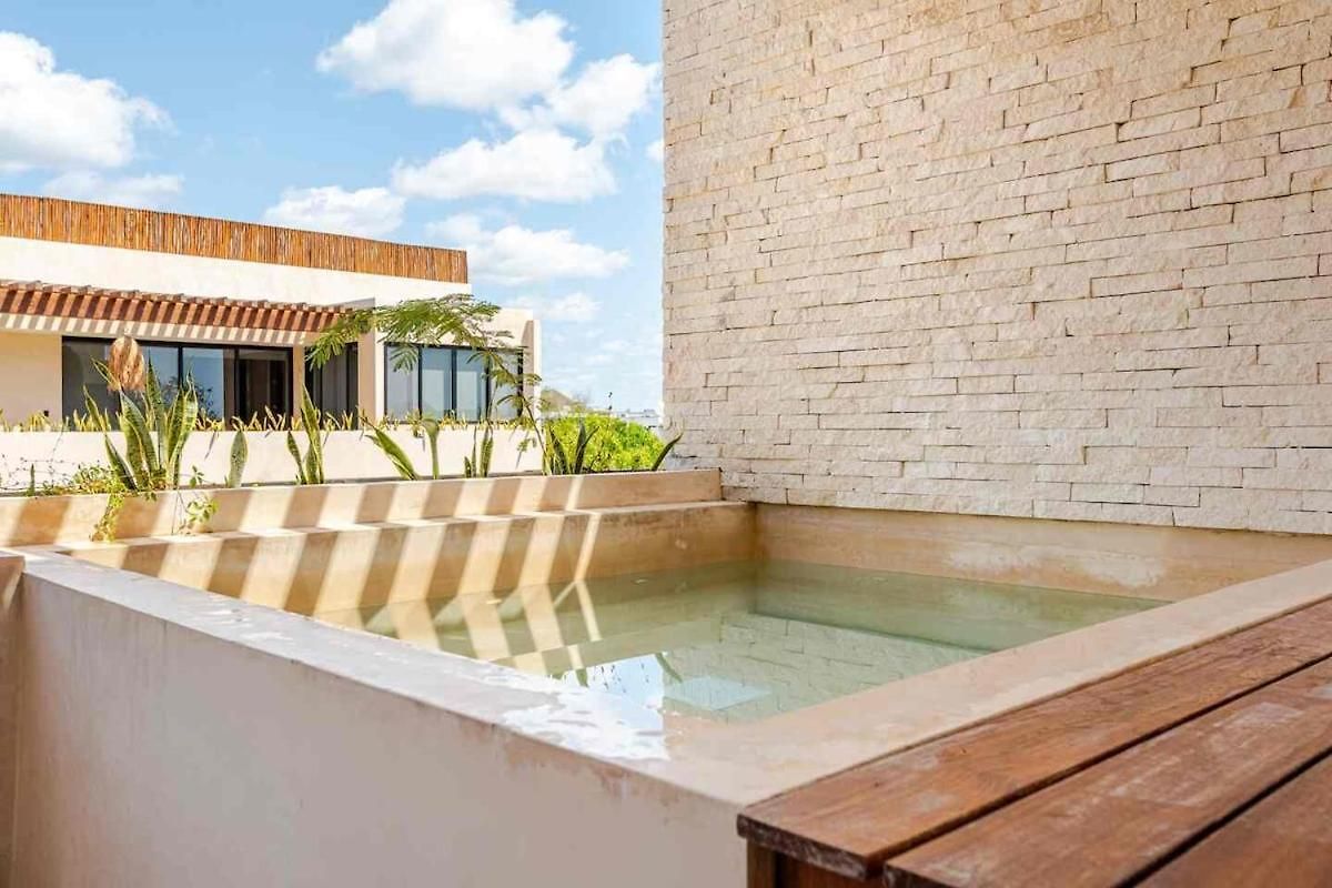 Deja Vu Ph 410 Luxury 3br & Private Pool By Sandy Powerful Apartment Tulum