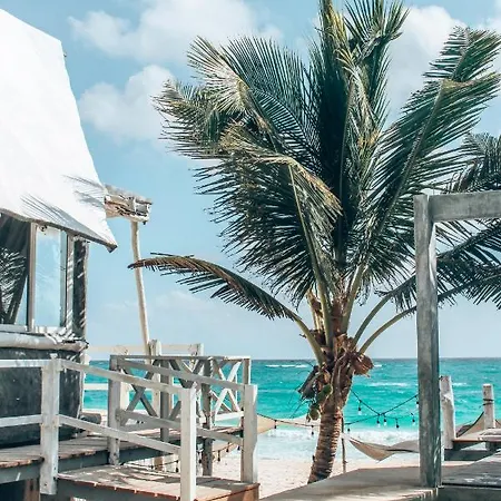 Lamar Front And Pool Hotel Tulum