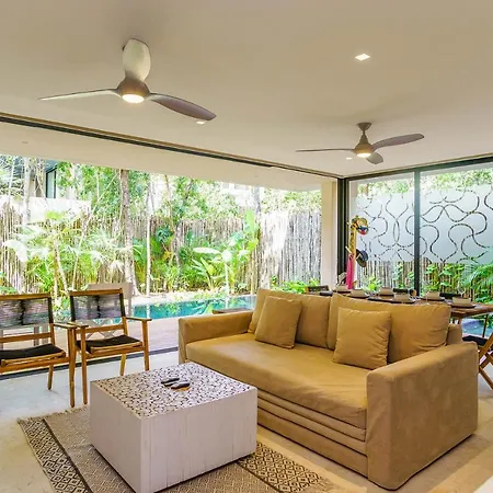 Gorgeous Flowy Space With Wrap-around Private Pool Tulum