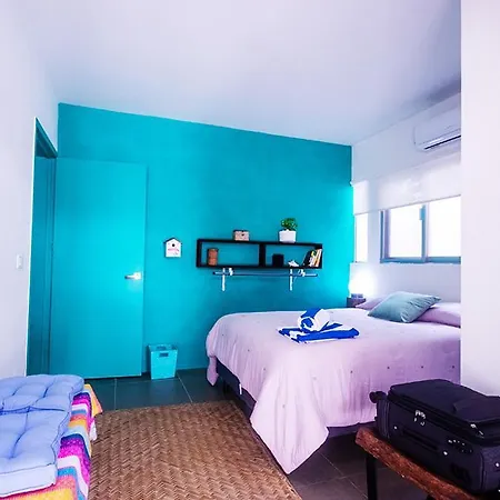 Azul Y Turquesa. Tulum Villa De 2 Habitaciones Con Roof Top Pool Guest house *